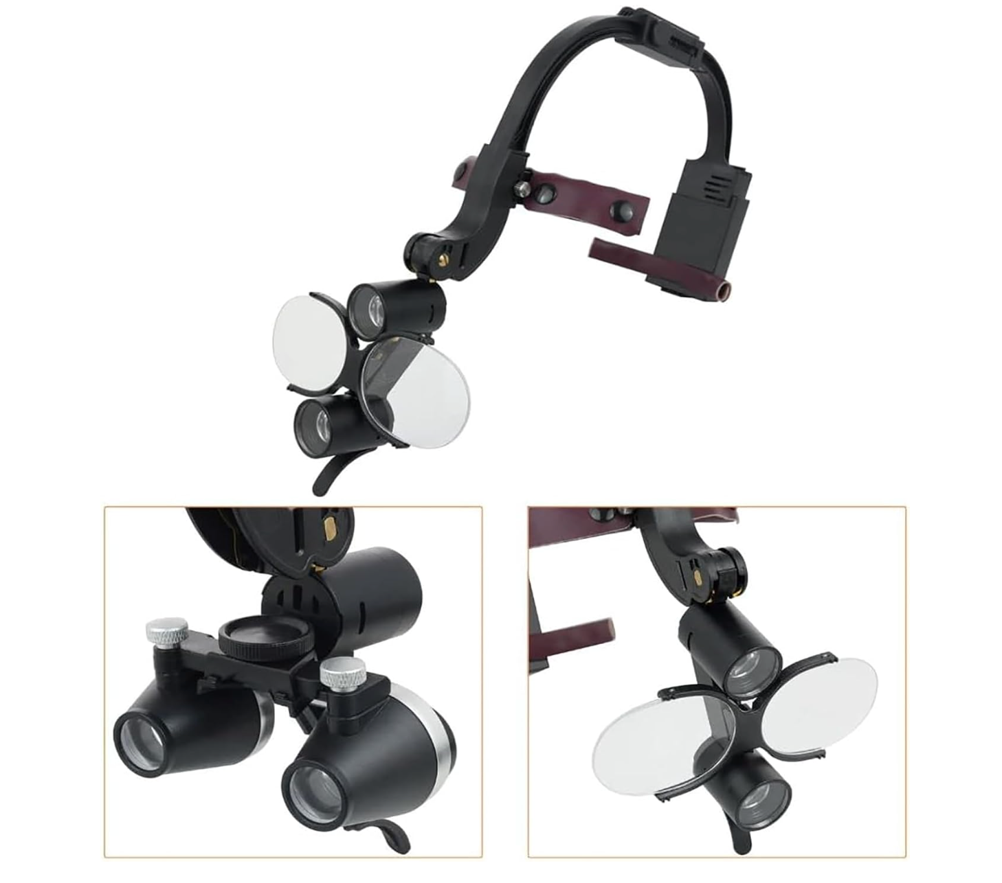 Dental Optical Magnifying Glasses with 5W LED Headlamp