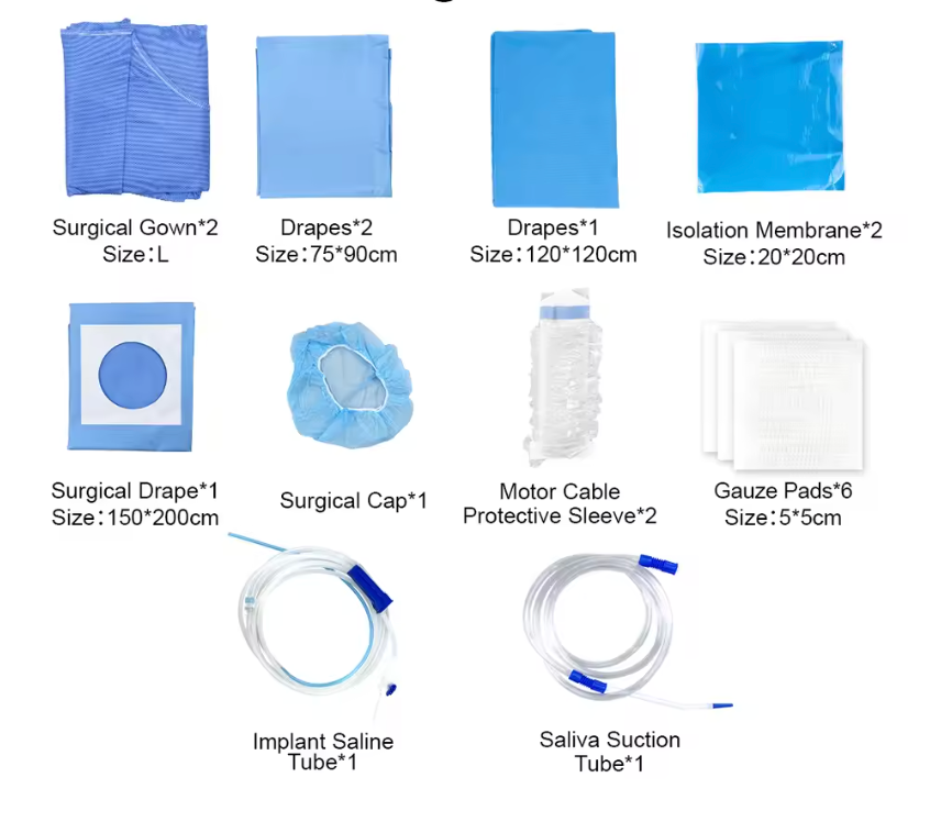 Disposable Sterile Dental Kit B for Oral Surgery / Dental Implants